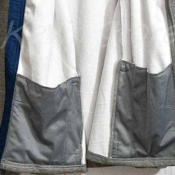 Orvis men bonded‎ mesh full-zip Jacket Gray - Picture 7 of 9